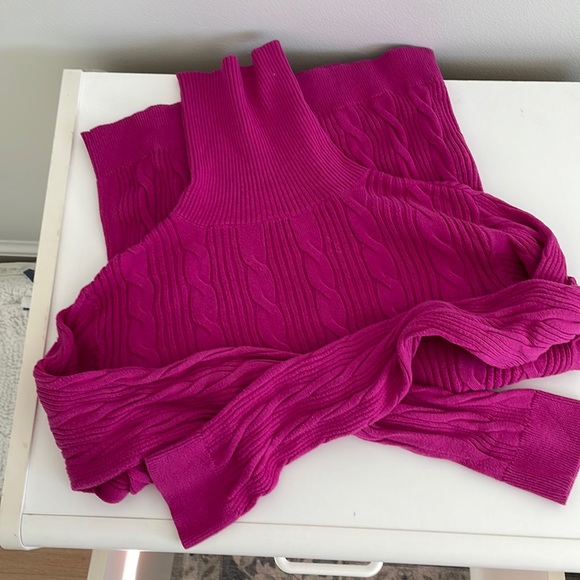 Lands End 100% cotton turtleneck sweater - Picture 1 of 4